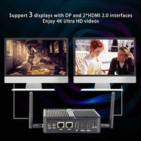 Personalizado barato mini pc ordenador micro PC Intel N100 J4125 J6412 Win 10 11 Nuc Nano sin ventilador Industrial mini pc