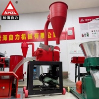 Broyeur Commercial Électrique Modèle 500 pour Aliments du Bétail, Moulin à Marteaux pour Grains et Pailles à Vendre