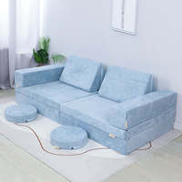 Canapé pliant moderne en mousse souple pour enfants, modulaire, taille personnalisable pour chambre, salon, école, hôtel