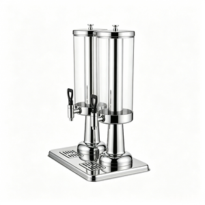 Dispensador <span class=keywords><strong>de</strong></span> Bebidas Doble Tanque Transparente para Buffet, Máquina <span class=keywords><strong>de</strong></span> Té y Jugos para Hotel, Dispensador <span class=keywords><strong>de</strong></span> <span class=keywords><strong>Cerveza</strong></span> y Bebidas Calientes para Fiestas y Restaurantes - Product Image 3