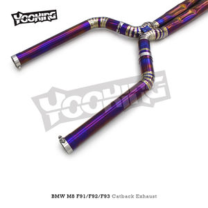 <span class=keywords><strong>Tuning</strong></span> Performance Titanium Catback para <span class=keywords><strong>BMW</strong></span> <span class=keywords><strong>M8</strong></span> F91/F92/F93 4,4 T 2017-2023 Racing Sport Car tubo de escape Valvetronic silenciador - Product Image 2