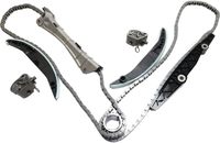 Kit de chaîne de distribution 90708S pour Ford Mondeo 2.5L 3.0 JT-0201-KIT 3-708S