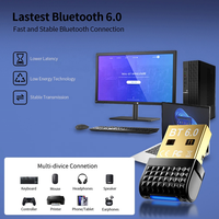 Récepteur et émetteur Bluetooth BT6.0 pour clavier/souris/casque/haut-parleurs/imprimante