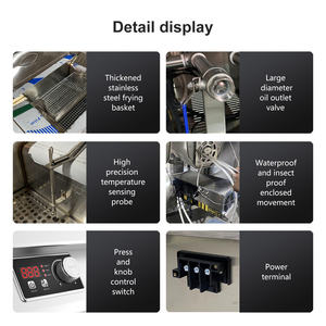 Cuisinière à <span class=keywords><strong>induction</strong></span> électrique commerciale de 32 L <span class=keywords><strong>pour</strong></span> restaurant, cuisine, <span class=keywords><strong>friteuse</strong></span> à <span class=keywords><strong>induction</strong></span> profonde - Product Image 4