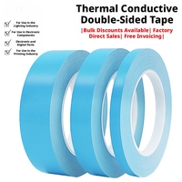 Cinta Adhesiva de Transferencia de Calor de Doble Cara, de Poliimida y Lámina de Aluminio, Conductora Térmica, Acrílica, Termofusible, 25m, Venta al Por Mayor BLYgds