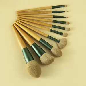 Wooden Synthetic Manufacturer Natural Hair Foundation Wholesale Professional Private Label High Quality Custom Makeup Brush