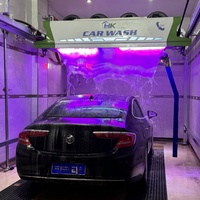 Centro de Servicio Automotriz Eléctrico con Control Inteligente, Múltiples Modos de Lavado de Autos, Máquina de Lavado de Autos Totalmente Automática sin Contacto