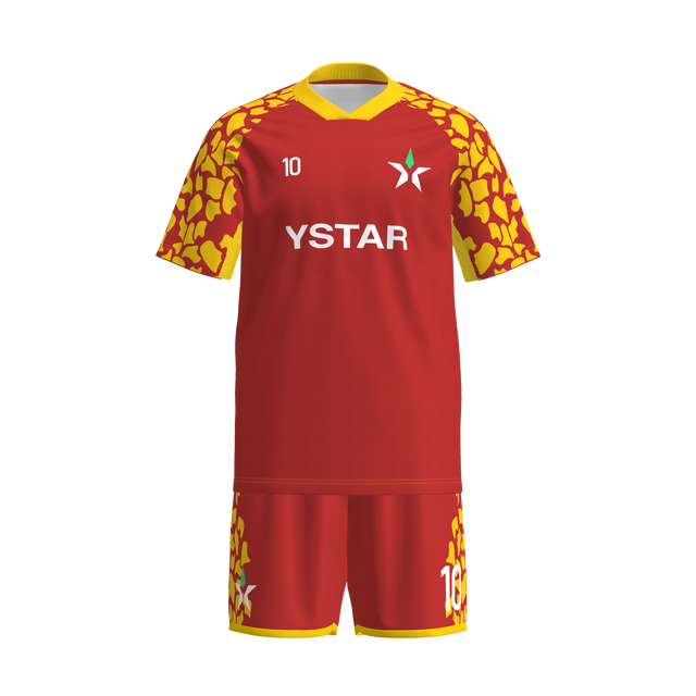 Ystar Custom Unisex Soccer Gear Hot Sale Football Training Team Tracksuit Logo Print China Jerseys Adults Digital Print 100%