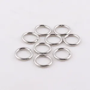 Factory Supply Cheap Price Small Metal Closed Round O Jump Ring For Keychain Accessories