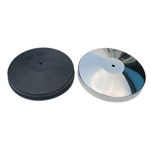 Kalabalık kontrol halat bariyer beton taban payanda tabanı - Product Image 1