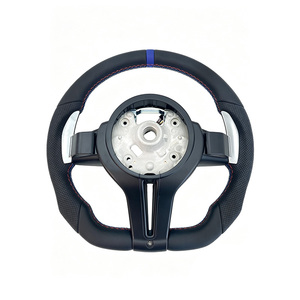 Volante Deportivo M de Alta Calidad, Completamente en Cuero, con Botones Azules M1/M2 para BMW M3 F82, M2 F87, F30, F10, F32, F36 - Product Image 6