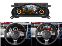 Tableau de bord numérique LCD pour voiture de 12,3 pouces (incluant les boutons du volant et le TPMS) pour TOYOTA Land Cruiser FJ (2007-2021)