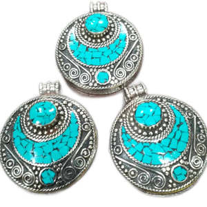 Pendentif en métal artisanal créatif de haute qualité en vrac, provenant du Népal - Product Image 5