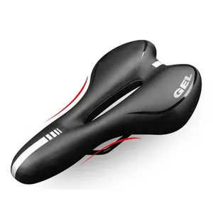 Leather Gel/pu New Arrival Mtb Bicycle Saddle Comfortable Soft Waterproof Elastic Bike Seat