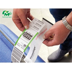 Impression en gros de rouleaux d'étiquettes de bagages thermiques personnalisées pour avions - Product Image 6