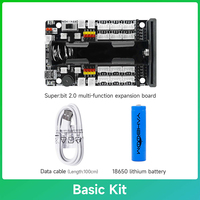 Nouvelle carte d'extension Super Bit de mise à niveau compatible avec les briques LE GO pour BBC Micro Bit V2