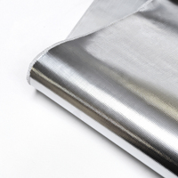 Matériau d'isolation thermique en feuille d'aluminium composite, surface lisse, sans alcali, revêtement mural/de toit, tissu découpé sur mesure
