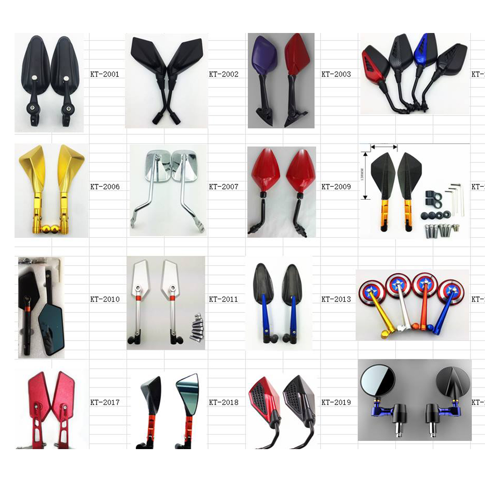 Универсальные мотоциклетные зеркала, мотоциклетные задние боковые зеркала, универсальные алюминиевые зеркала для мотоцикла, аксессуары, запчасти