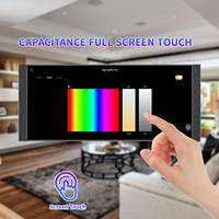Anjielo Écran IPS 12 pouces Panneau tactile en aluminium WiFi Zigbee pour connexion de scène domestique Télécommande de téléphone portable