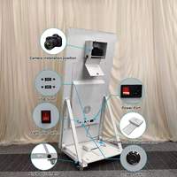 Cabina de Fotos con Espejo Mágico de Alta Calidad 2025 para Bodas, Marco LED, Pantalla Táctil, Cabina de Fotos Comercial