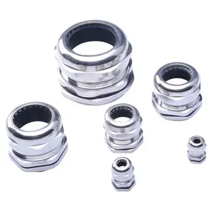 HOt metal Cable Gland M12*1.5 stainless steel cable gland outdoor use industrial cable glands