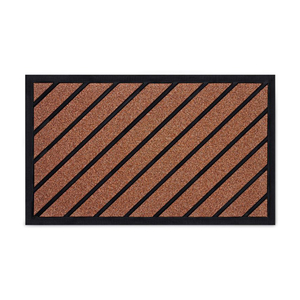 Tapis d'<span class=keywords><strong>entrée</strong></span> intérieur/extérieur antidérapant et durable à profil bas Tapis de porte moderne en caoutchouc lavable avec <span class=keywords><strong>paillasson</strong></span> de bienvenue <span class=keywords><strong>Grand</strong></span> pour une utilisation - Product Image 1