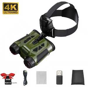 Binoculares Electrónicos de Visión Nocturna con Pantalla <span class=keywords><strong>HD</strong></span> de 2.4 Pulgadas, Zoom Óptico de 16x, WiFi, 16MP, Portátiles y de Montaje en la Cabeza, Más Vendidos - Product Image 5