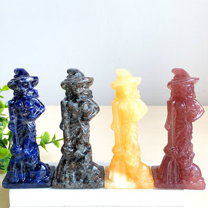 Wholesale High Quality Carved <strong>Crystal</strong> Crafts <strong>Witch</strong> <strong>Crystal</strong> Carving for Decoration - Product Image 5
