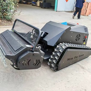 Cortadora de Césped a Control Remoto Diésel a Precio Económico, Robot <span class=keywords><strong>Cortacésped</strong></span> Todoterreno, Cortadora de Césped Autopropulsada a Control Remoto para Jardín - Product Image 3