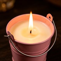 Bougie parfumée personnalisée dans des boîtes en fer colorées et créatives, cire végétale, parfum personnalisable