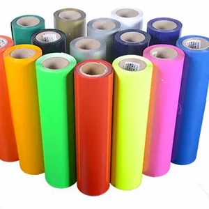 New Material TPU Transfer Vinyl Film Rolls Multiple Colors Transfer Cut Vinyl Films Hot Stamping No Deformation