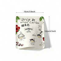 Sacs à café à dégoulinement écologiques avec logo personnalisé, sachets debout à fermeture thermique sur 3 côtés, étanches aux odeurs, biodégradables, emballage