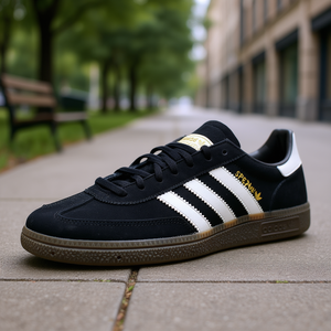 Zapatillas Adidas Handball Spezial para Mujer, Color Negro/Negro Claro/Goma, Parte Superior de Gamuza, Suela de Goma, Zapatillas Casuales para Toda Temporada - Product Image 2