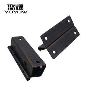 Charnière à quatre plis Yoyow 60x15x1.2mm en fer pour porte d'armoire, accessoire de connexion pour meubles - Product Image 1