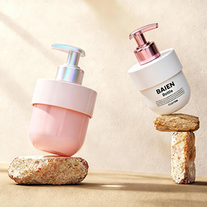 Nouvelle mode, pot en PET de 200 ml, 250 ml, 300 ml avec pompe pour masque capillaire, shampoing, lotion, soin de la peau - Product Image 6