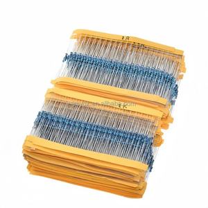 130 types, 2600 pièces, résistances à film métallique 1/4W, lot de composants, série complète de résistances 0,25W - Product Image 2