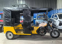 Tricycle avec bâche Amérique du Sud Inde Afrique Passager Tuktuk Tricycle Cargo Vehiclewith a Long Range
