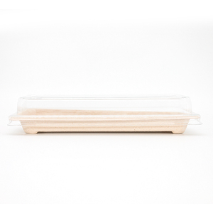 Phân hủy sinh học mía bã mía thực phẩm Sushi khay thân thiện với môi compostable dùng một lần OK-compost chứng nhận cắm trại sử dụng - Product Image 4