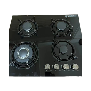 فرن مطبخ منزلي متعدد الوظائف بأربعة مواقد غاز متكامل من الفولاذ والزجاج - Product Image 5