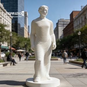 Figurine d'art imprimée en 3D, <span class=keywords><strong>sculpture</strong></span> humaine <span class=keywords><strong>contemporaine</strong></span> pour collectionneur d'art, statue <span class=keywords><strong>de</strong></span> <span class=keywords><strong>jardin</strong></span> imprimée en 3D - Product Image 1