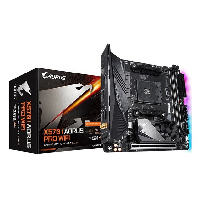 Gigabyte X570 I AORUS PRO WIFI Desktop ITX Mini Motherboard DDR4 SATA Integrated Original New Desktop ITX Mini Motherboard