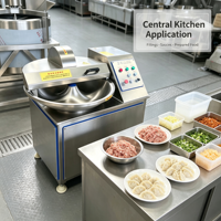 Coupe-bol électrique commercial, machine à hacher et mélanger les aliments pour viande, légumes, saucisses, usine de transformation alimentaire