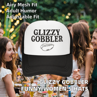 Casquettes de camionneur amusantes Glizzy Gobbler pour femmes avec humour pervers pour adultes - Maille réglable Crazy &amp;   Designs Inadaptés et Extravagants