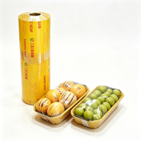 Film alimentaire PVC étirable de qualité alimentaire en rouleau jumbo pour la conservation des aliments frais et l'emballage en supermarché