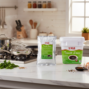 Pâte de <span class=keywords><strong>tomate</strong></span> concentrée en baril commerciale pour usage domestique dans les restaurants-Sauce <span class=keywords><strong>support</strong></span>ée par l'OEM pour les pâtes de <span class=keywords><strong>tomate</strong></span> HOT POT Base de soupe - Product Image 2