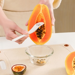 Falafel Scoop Plastic <b>Measuring</b> Mini Container with Scoop Digging apple Household Fruit and Vegetable Digging <b>Spoon</b> Fruit - Product Image 3