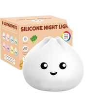 Lampe de nuit LED mignonne à piles, lampe de nuit LED pour la décoration de la chambre à coucher