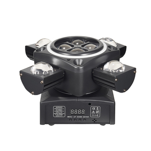 Disco Quad-ARM Bee Eye 5-in-1 KTV Bar 90W <span class=keywords><strong>LED</strong></span> DMX512 chùm di chuyển đầu RGB Đảng hiệu ứng sân khấu di chuyển đèn - Product Image 6