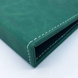 Cubierta de Menú de Cuero Personalizada a Precio de Fábrica, Menú de Cafetería con Carpeta de 3 Anillos, Libro de Menú para Restaurante - Product Image 4