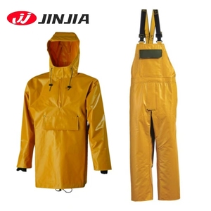 Traje de Lluvia de Dos Piezas Personalizado, Resistente, de PVC, Impermeable, para Pesca - Product Image 3